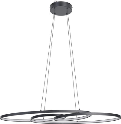 Eglo Gianella suspension - LED - aluminium|acier|plastique - noir|blanc