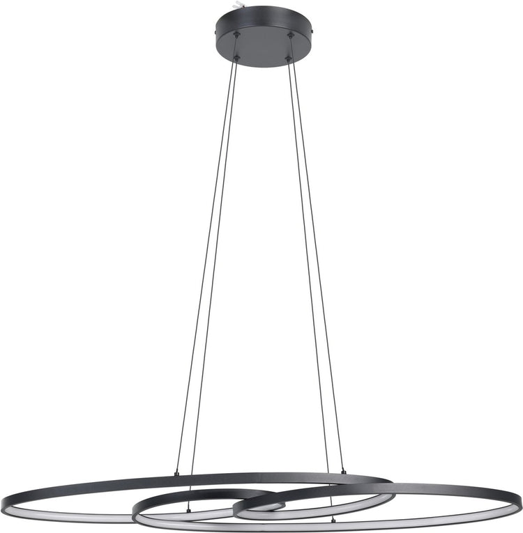Eglo Gianella suspension - LED - aluminium|acier|plastique - noir|blanc
