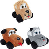 Voiture animaux en peluche mini club, 15 cm