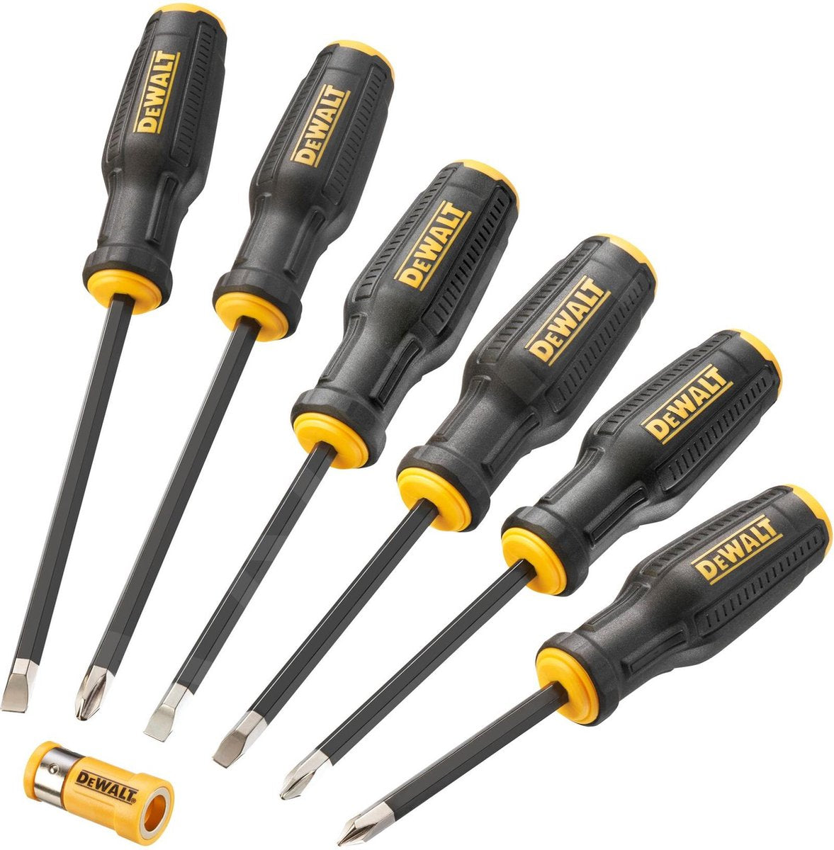 Dewalt dwht62056-0 - jeu de tournevis - ajustement complet - magnétique - acier s2