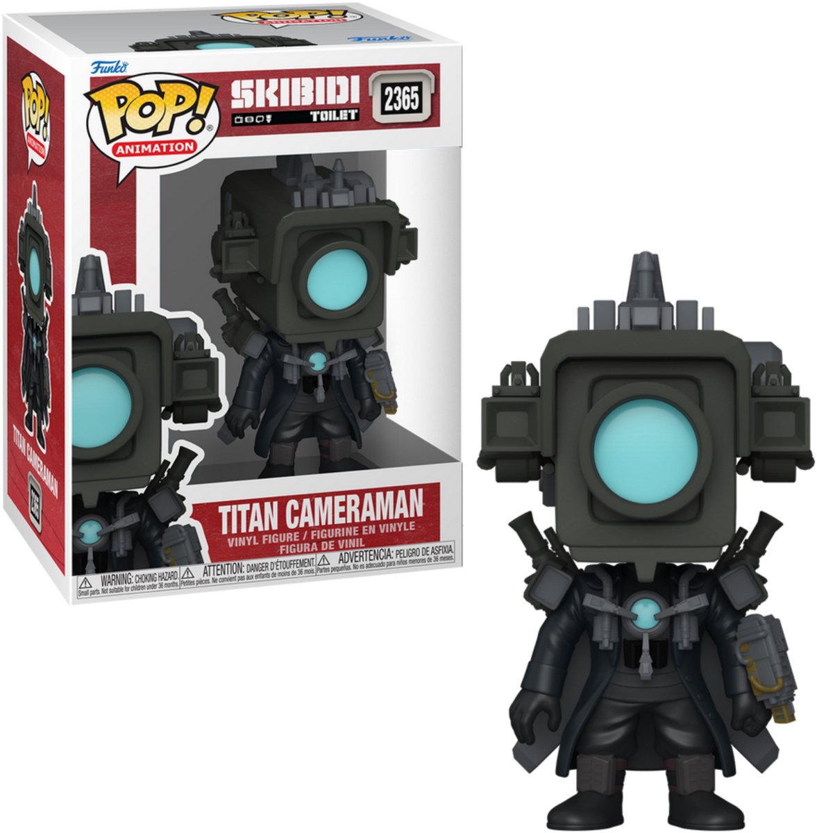 Vinyle Funko pop : skibidi s2 - caméraman titan