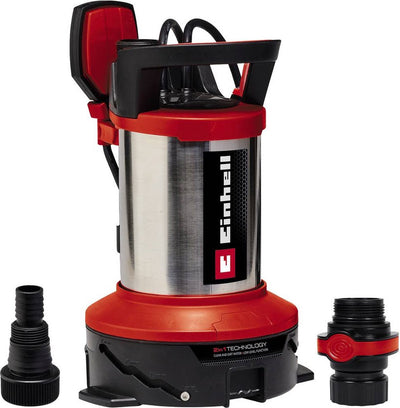 Pompe à eau sale électrique Einhell ge-dp 7535 n ll eco - 750 w - 18500 l h - saleté jusqu'à ø35 mm - aspiration jusqu'à 1 mm - réglable pour eau sale et propre - interrupteur à flotteur réglable en continu
