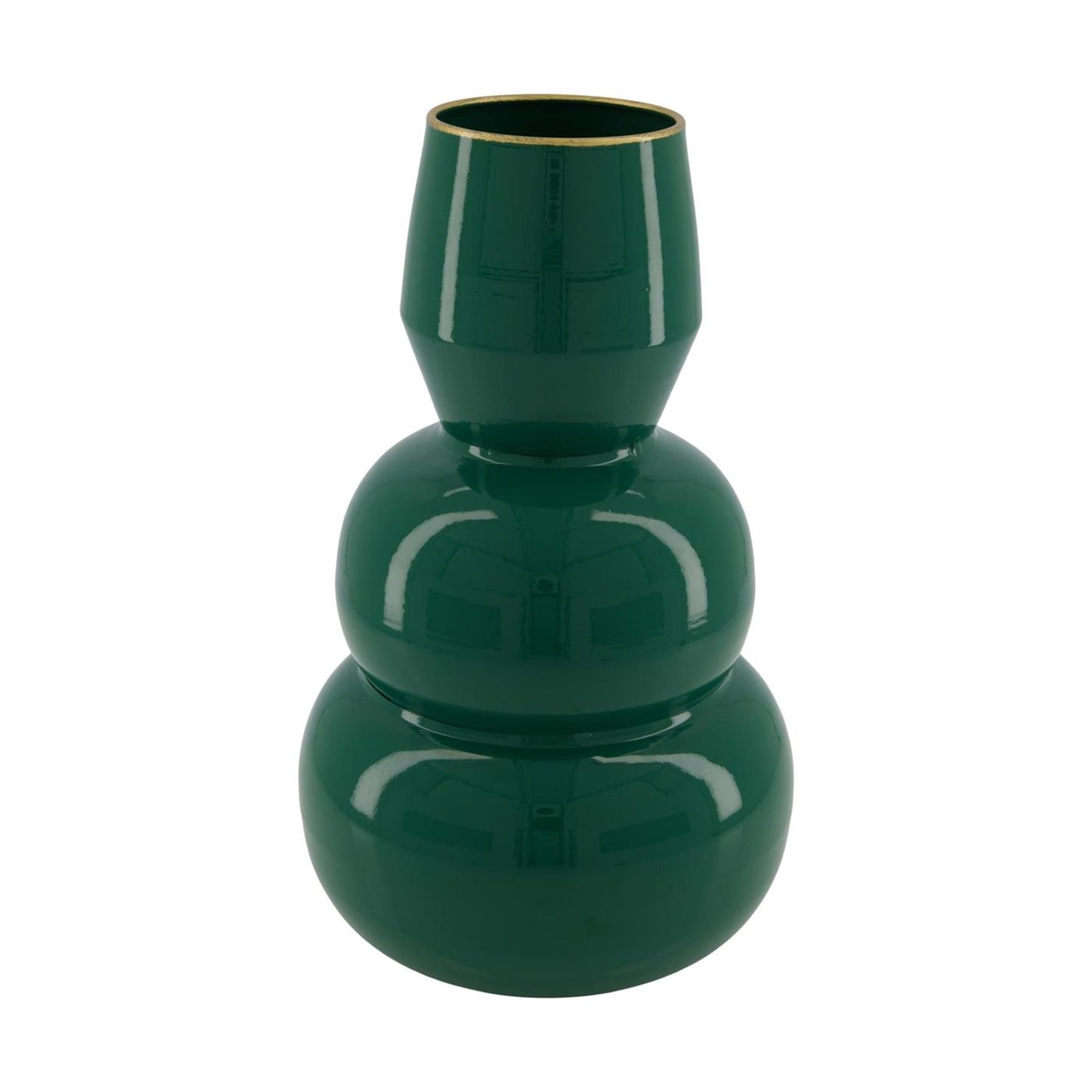 Dijk natural collections vase métal vert ø16,8xh28,5cm