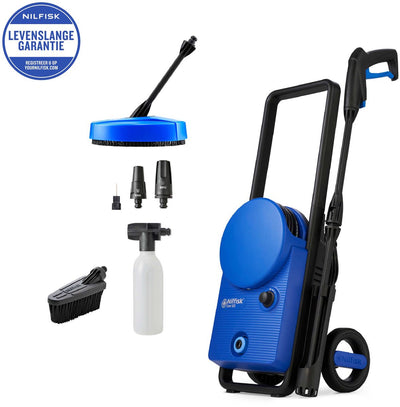 Nettoyeur haute pression Nilfisk core 125-5 pca - 125 bar - nettoyeur de terrasse - brosse de lavage