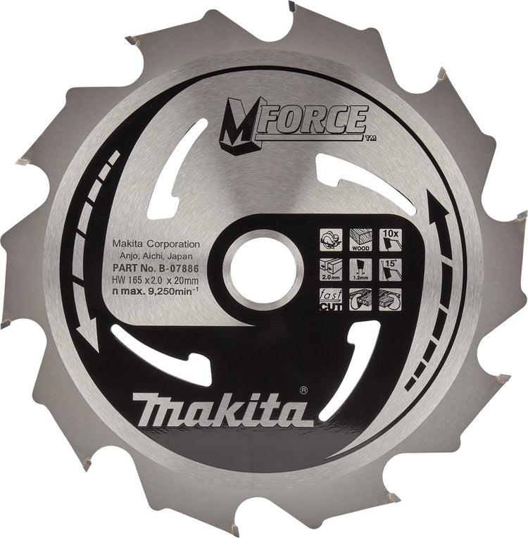 Makita scie à bois 165x20x10t 15g - b-07886