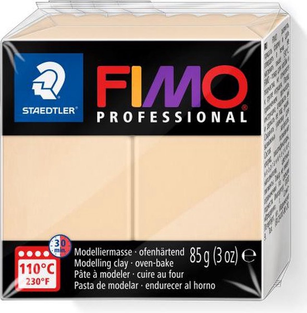 Fimo professionnelle - pâte à modeler professionnelle durcissant au four - couleur champagne