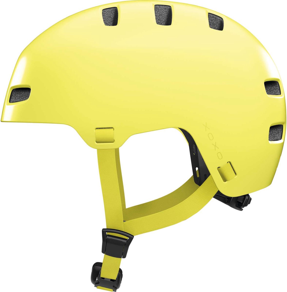 Casque Abus xoxo mono jaune M 54-58 cm