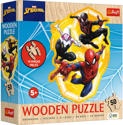Trefl puzzle en bois action Spider-Man - Marvel Toys FSC Mix.