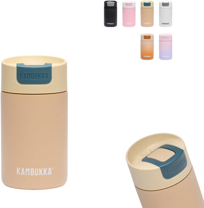 Kambukka tasse thermos Olympus 300 ml - tasse à café à emporter - facile à nettoyer - tasse à café étanche - acier inoxydable - latte