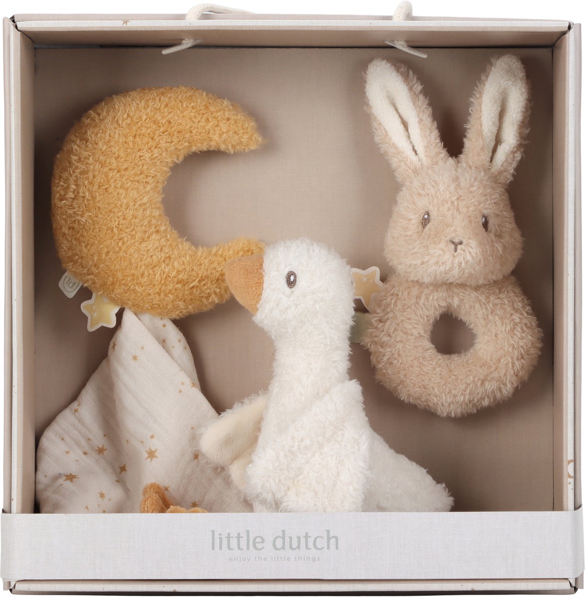 Coffret cadeau naturel pour nouveau-né Little Dutch