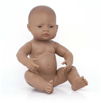 Poupée Miniland - Fille latine 40cm - au parfum vanille - imperméable - 10 mois