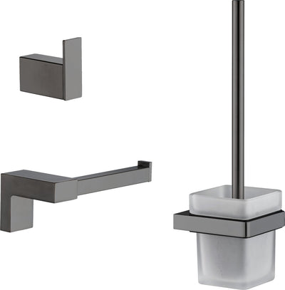 Ensemble WC Plieger Altea – montage mural – complet – bronze brossé