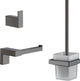 Ensemble WC Plieger Altea – montage mural – complet – bronze brossé