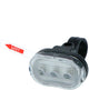 Éclairage de vélo Dresco - lampe de vélo classique - phare LED noir