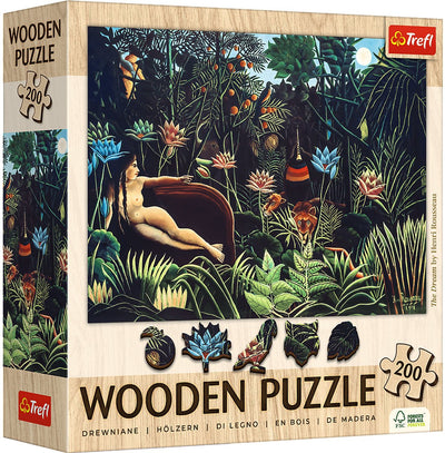 Trefl puzzle en bois art Henri Rousseau puzzle 200 pièces.