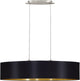 Eglo maserlo - suspension - 100 cm - or noir