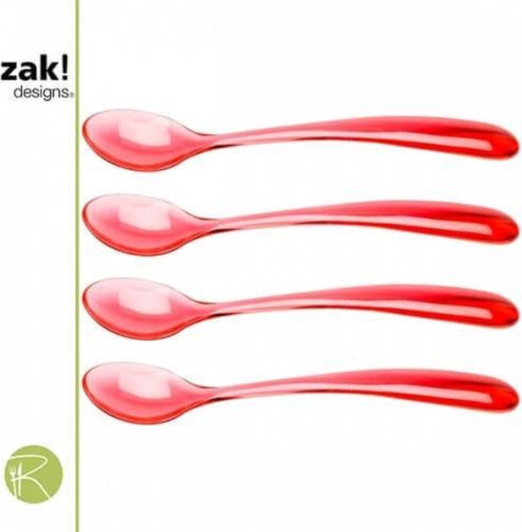 Zak!designs cuillères à glace - - cuillères à glace empilables - - empilables - lot de 4 - 15 cm