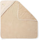 Petite cape de bain hollandaise - beige - 75 x 75 - naturels nouveau-nés - bébé lapin