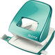 Perforatrice Leitz nexxt wow - 2 trous - perfore jusqu'à 30 feuilles - bleu glacier métallisé