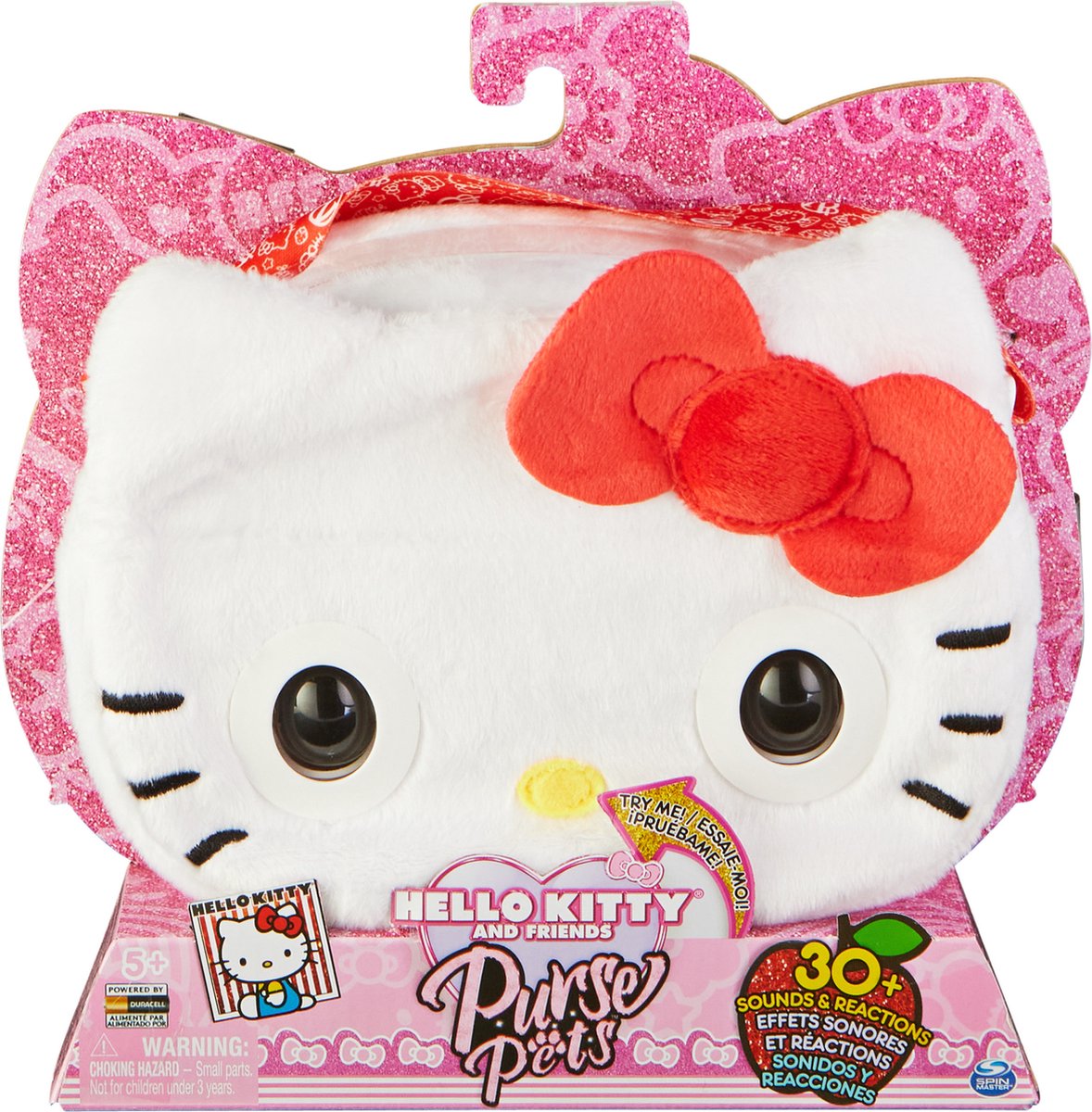 Purse Pets - Sanrio Hello Kitty et ses amis Hello Kitty sac à main animal interactif avec plus de 30 sons et réactions
