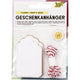 Etiquettes folia papier marron, blanc