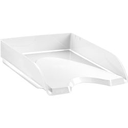 Corbeille à courrier Cep 1002000021 plastique PS blanc.