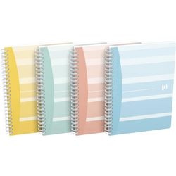 Carnet oxford 400154311 a5 multicolore pack 6 pièces