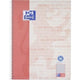 Bloc de lecture oxford 400159358 papier rouge