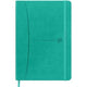 Carnet oxford 400154946 simili cuir turquoise