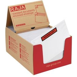 Enveloppes pour liste de colisage raja palt05 165 mm polyéthylène, papier silicone