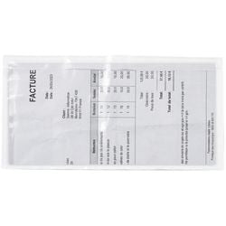 Enveloppes pour liste de colisage raja pcl14t 115 mm polyéthylène, papier silicone