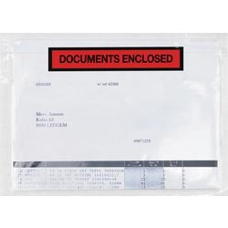 Enveloppes pour liste de colisage raja pcl17 165 mm polyéthylène, papier silicone