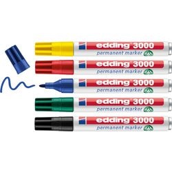 Marqueur permanent edding e-3000 moyen rond