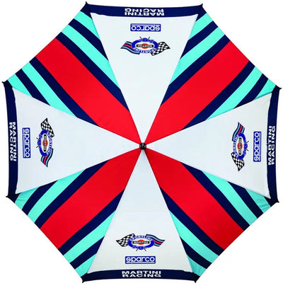 Parapluie Sparco Martini Racing réplique 80 Martini Racing - noir - bleu marine - taille taille unique