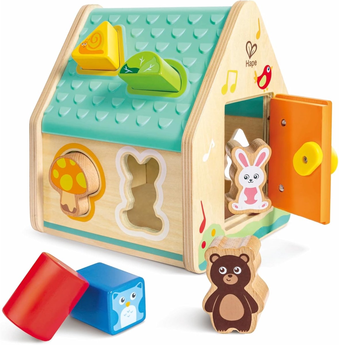 Trieur de formes de maison de créatures Hape