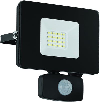 Applique d'extérieur Eglo faedo 3 - LED - détecteur de mouvement - 14 cm - noir