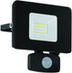 Applique d'extérieur Eglo faedo 3 - LED - détecteur de mouvement - 14 cm - noir