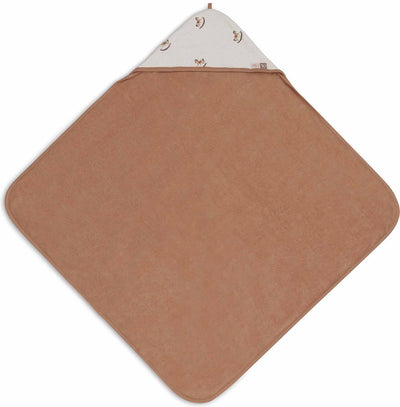 Jollein - cape de bain 75x75cm - serviette bébé avec cape de bain, châle, poncho de bain - balade nostalgique