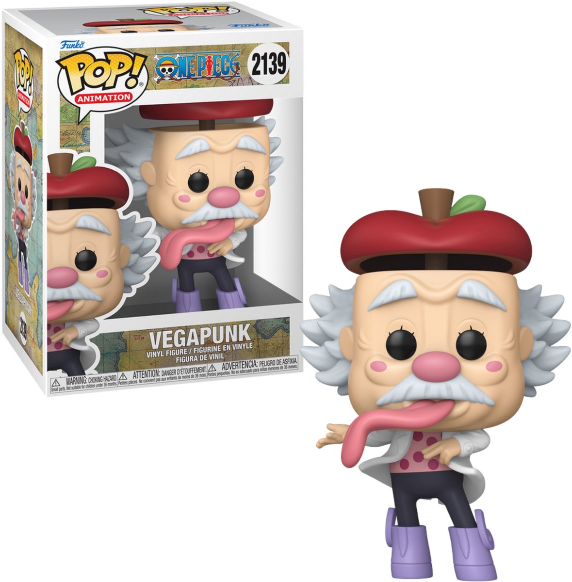 Funko une pièce vegapunk figurine en vinyle 2139 unisexe pop ! - neutre - standard
