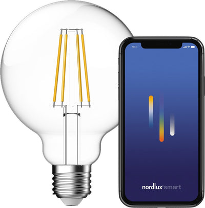 Nordlux g95-source lumineuse-intelligent-filament-e27-clear-2200k 6500k