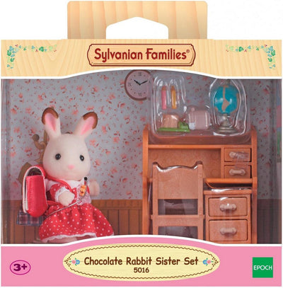 Sylvanian family 5016 set sœur lapin chocolat