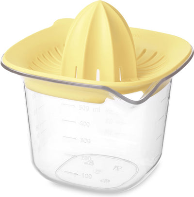 Presse-agrumes Brabantia savoureux+ - avec tasse à mesurer - 0,5 l - jaune vanille