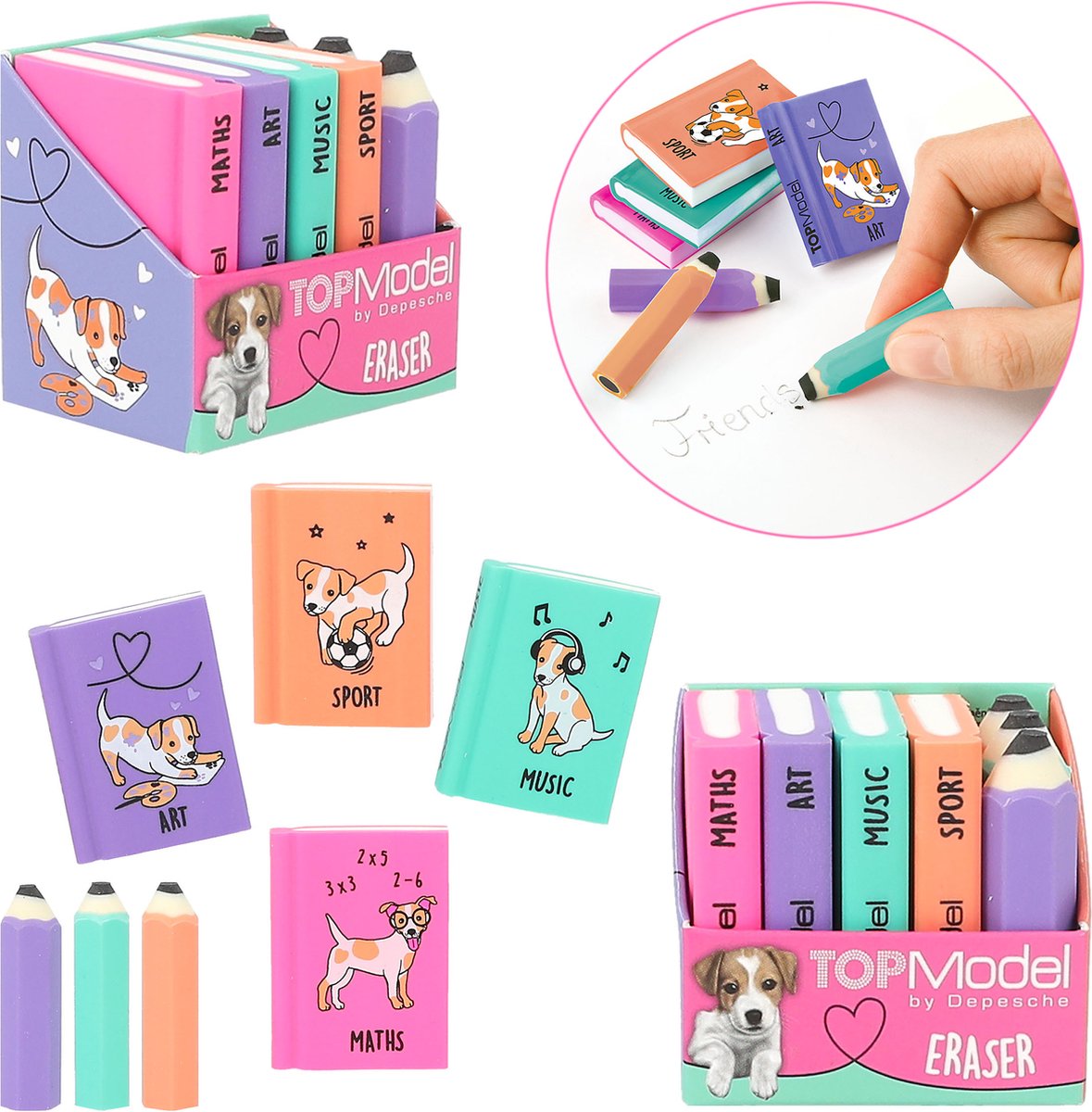 Depesche - gommes haut de gamme fournitures scolaires