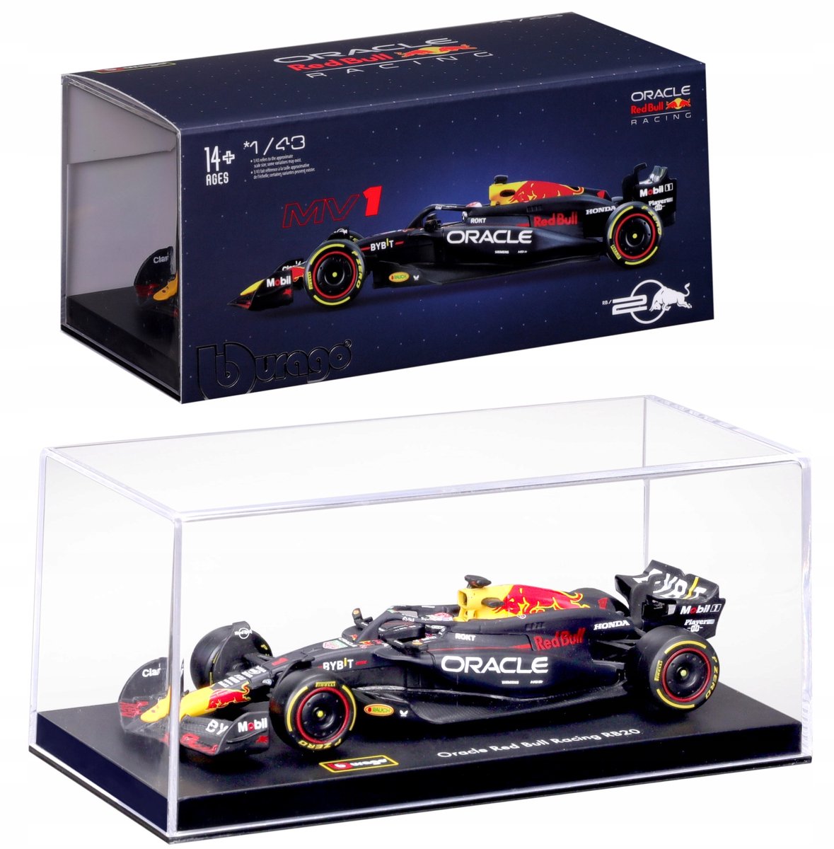 Bburago RB20 F1 Max Verstappen 2024 échelle 1:43 modèle de voiture