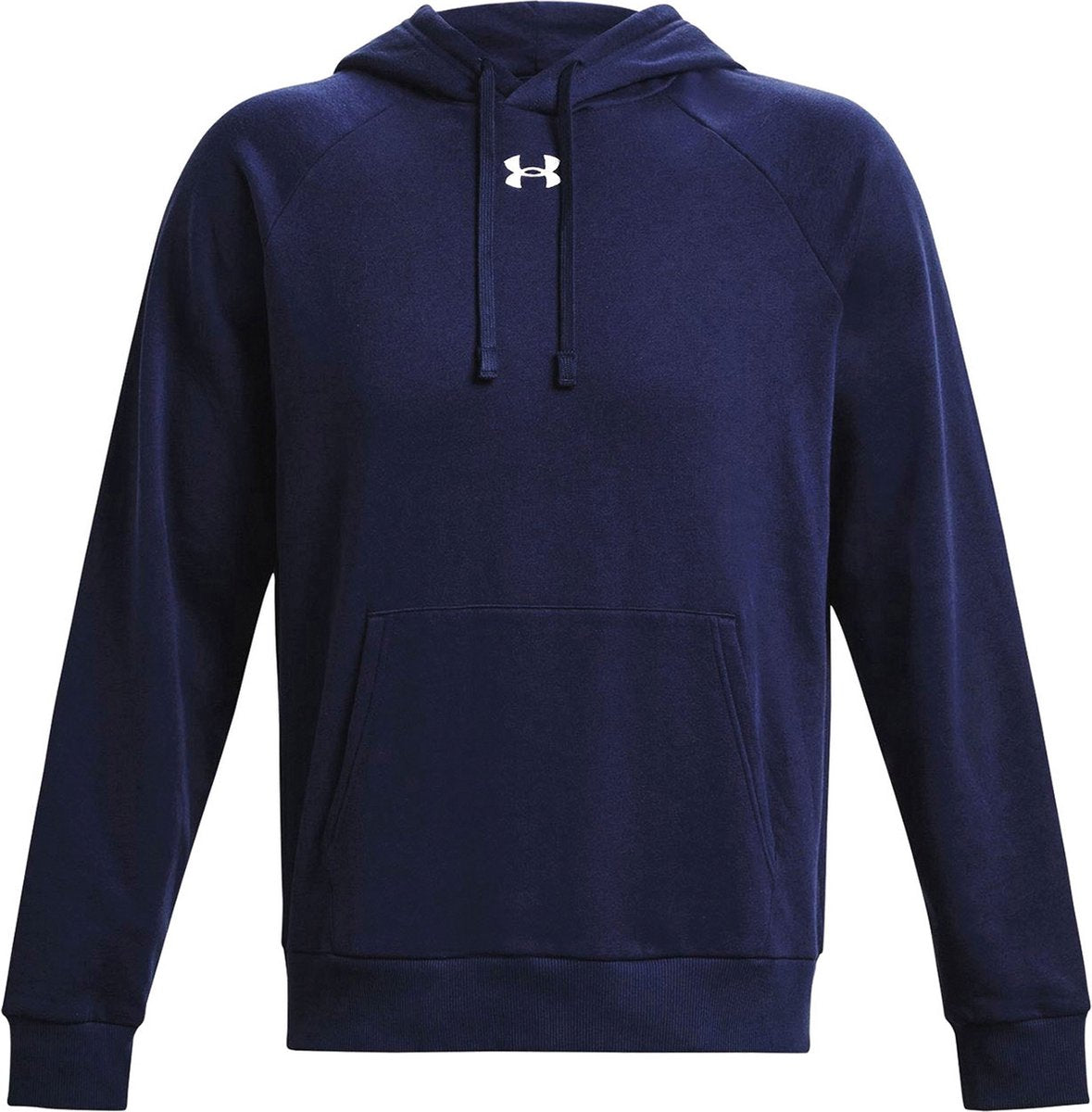 Under Armour UA Rival Fleece Hoodie Pull de sport pour homme - marine - blanc
