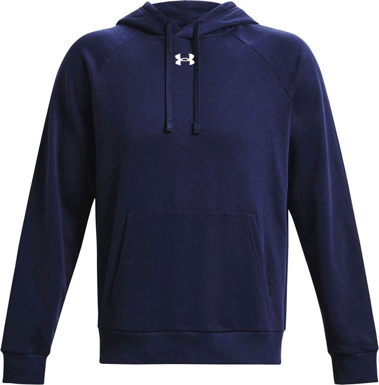 Under Armour UA Rival Fleece Hoodie Pull de sport pour homme - marine - blanc