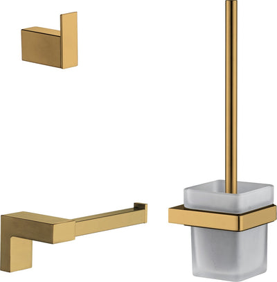 Ensemble WC Plieger Altea – mural – complet – or brossé