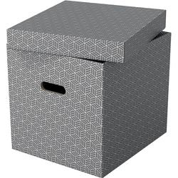 Boîte de rangement Esselte 628289 cube grand 36 l gris