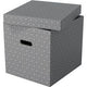 Boîte de rangement Esselte 628289 cube grand 36 l gris