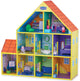 Maison de poupée en bois Spectron Peppa Pig avec 9 pièces